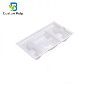 WHITE COSMETIC PULP TRAY Factory 028