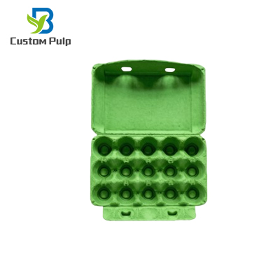 Green 15 Cells Egg Carton Green 15 Cells Egg Carton