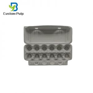Grey 12 Counts Pulp Egg Carton