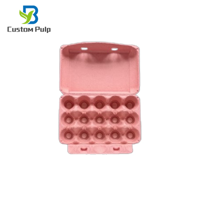 Light Pink 15 Counts Pulp Egg Carton 15 Packs Egg Tray Light Pink 15 Counts Pulp Egg Carton 15 Packs Egg Tray