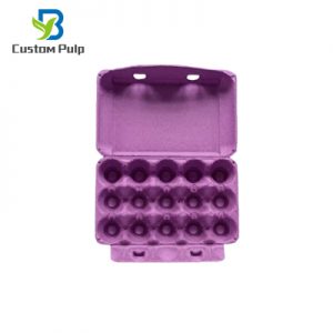 Purple 15 Packs Paper Egg Carton