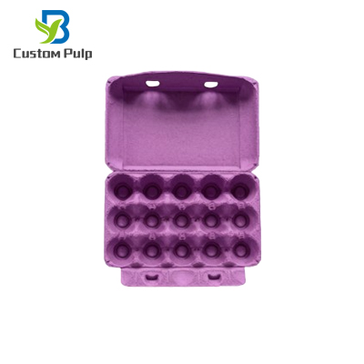Purple 15 Packs Paper Egg Carton Purple 15 Packs Paper Egg Carton