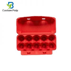 Red 10 Packs Egg Carton