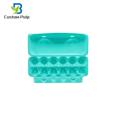 Cyan 12 Cells Egg Carton Cyan 12 Cells Egg Carton