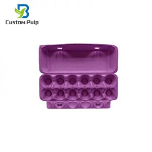 Purple 12 Cells Egg Carton