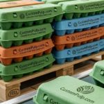 Color pulp Egg Carton good for Egg Production Company