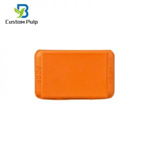 Orange 15 Packs Pulp Egg Carton 046 Paper Pulp Egg Carton Factory