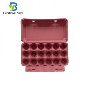 Wine Red 18 Holes Egg Packs