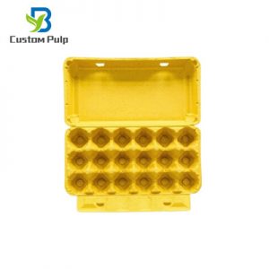 Yellow 18 Packs Egg Package Factory Egg Carton Manufacturer