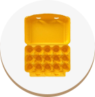 Yellow Paper Egg Carton Factory China