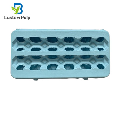 Blue 18 Pack ViewTop Egg Pack Factory Mold Paper Pulp Egg Pack Best Manufacturer USA Supplier Blue 18 Pack ViewTop Egg Pack Factory Mold Paper Pulp Egg Pack Best Manufacturer USA Supplier