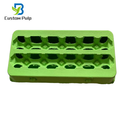 Green 18 Cells Top View Egg Carton Egg Pack Factory Green 18 Cells Top View Egg Carton Egg Pack Factory