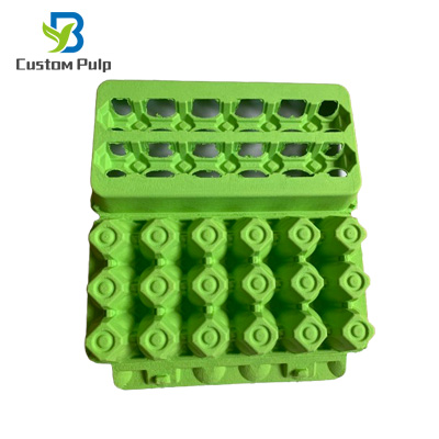 Green 18 Cells ViewTop Egg Pack Factory Green 18 Cells ViewTop Egg Pack Factory