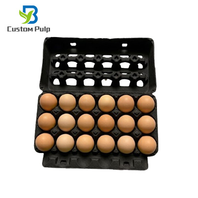 VeiwTop Black 18 Packs Egg Carton Factory sale low Cost Cheap Price VeiwTop Black 18 Packs Egg Carton Factory sale low Cost Cheap Price