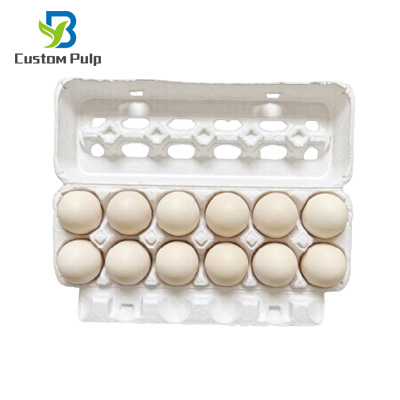 White ViewTop 12 cells Egg Carton Pulp Egg Pack Hollow Out Window Egg Carton Factory White ViewTop 12 cells Egg Carton Pulp Egg Pack Hollow Out Window Egg Carton Factory